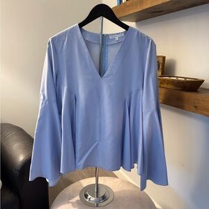 Elegant Blue Women's Top